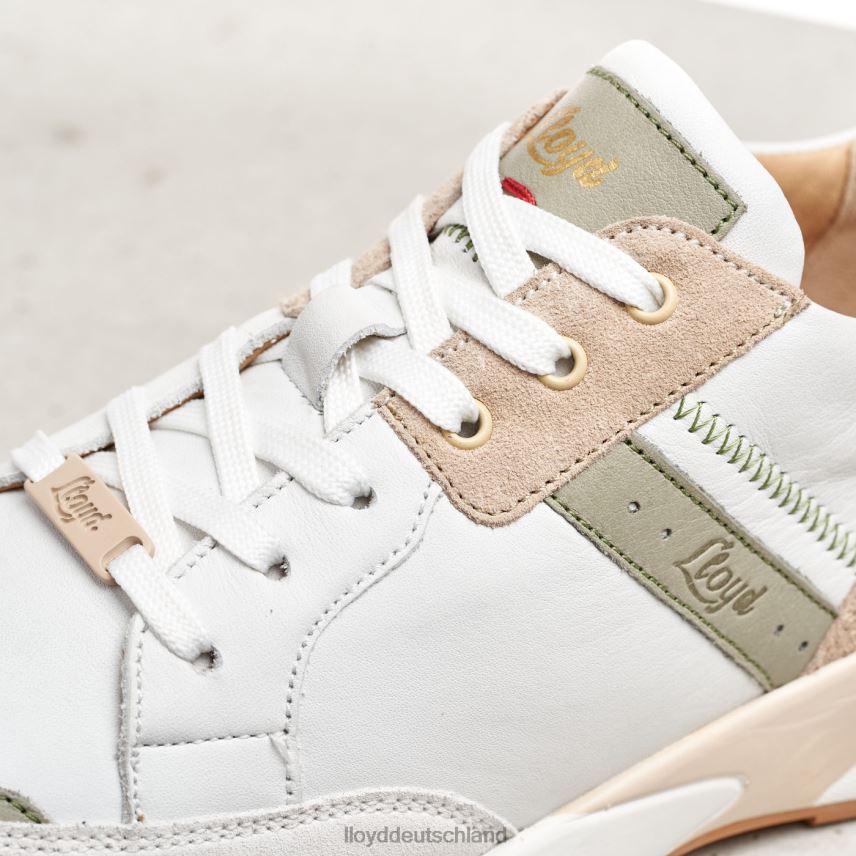 Schuhe LLOYD Schmale glatte Ledersneaker kombiniert Frauen PV6Z0840