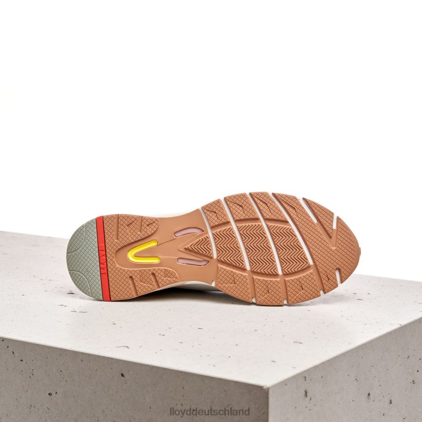 Schuhe LLOYD Schmale glatte Ledersneaker kombiniert Frauen PV6Z0840