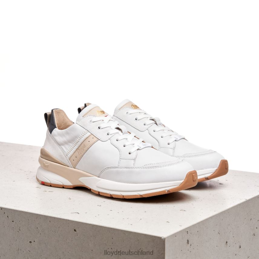 Schuhe LLOYD Schmale glatte Ledersneaker kombiniert Frauen PV6Z0846