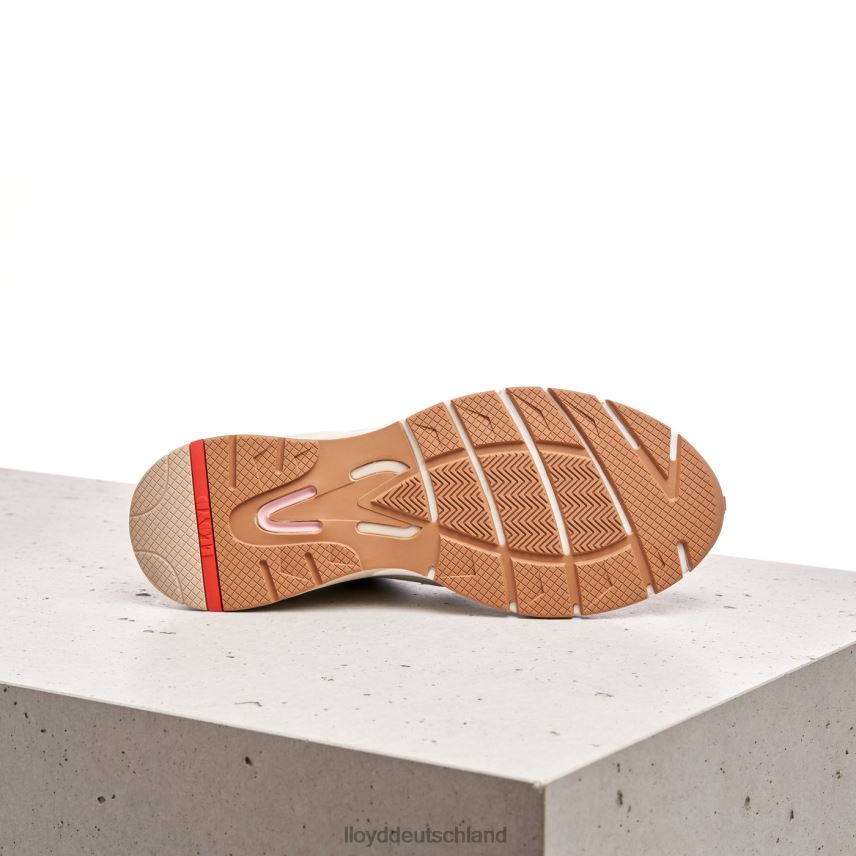 Schuhe LLOYD Schmale glatte Ledersneaker kombiniert Frauen PV6Z0846