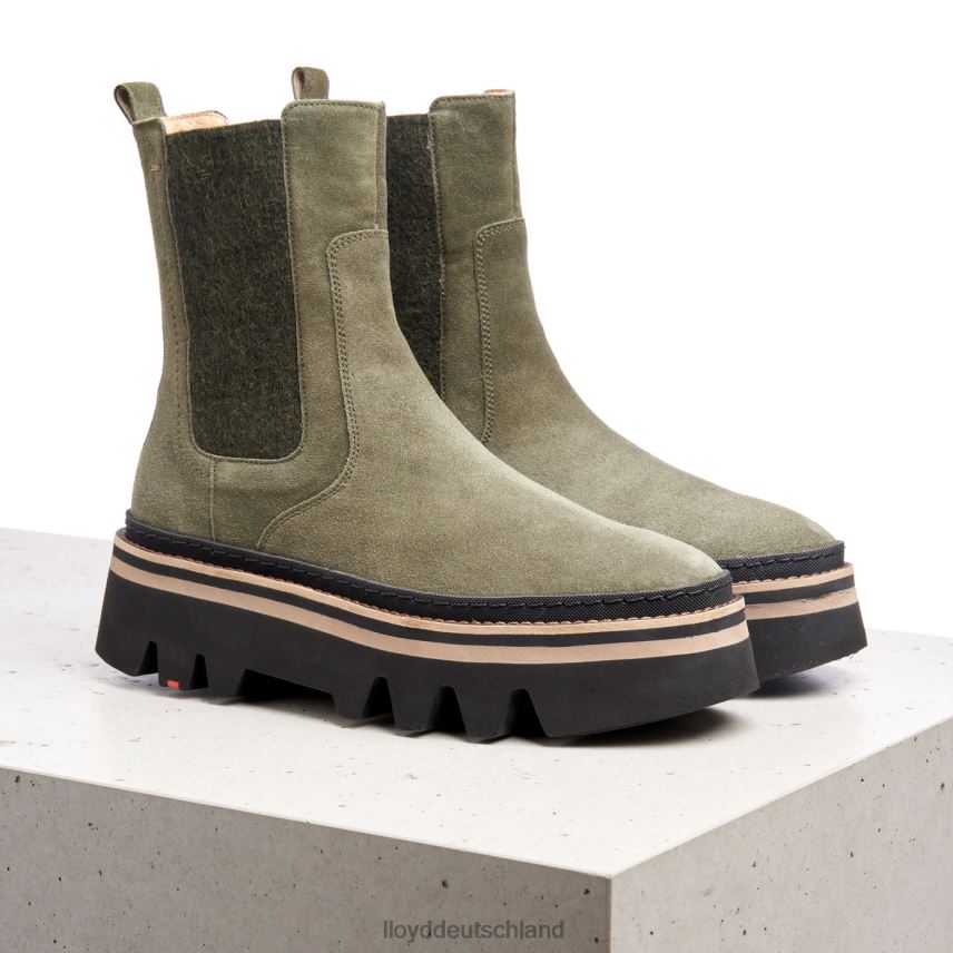 Schuhe LLOYD Slip-On-Stiefeletten Grün Frauen PV6Z0945