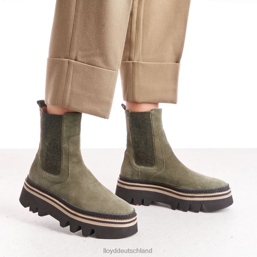 Schuhe LLOYD Slip-On-Stiefeletten Grün Frauen PV6Z0945