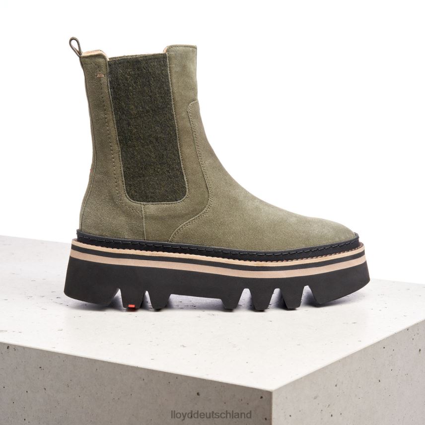 Schuhe LLOYD Slip-On-Stiefeletten Grün Frauen PV6Z0945