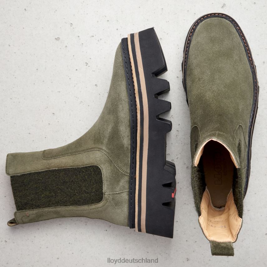 Schuhe LLOYD Slip-On-Stiefeletten Grün Frauen PV6Z0945