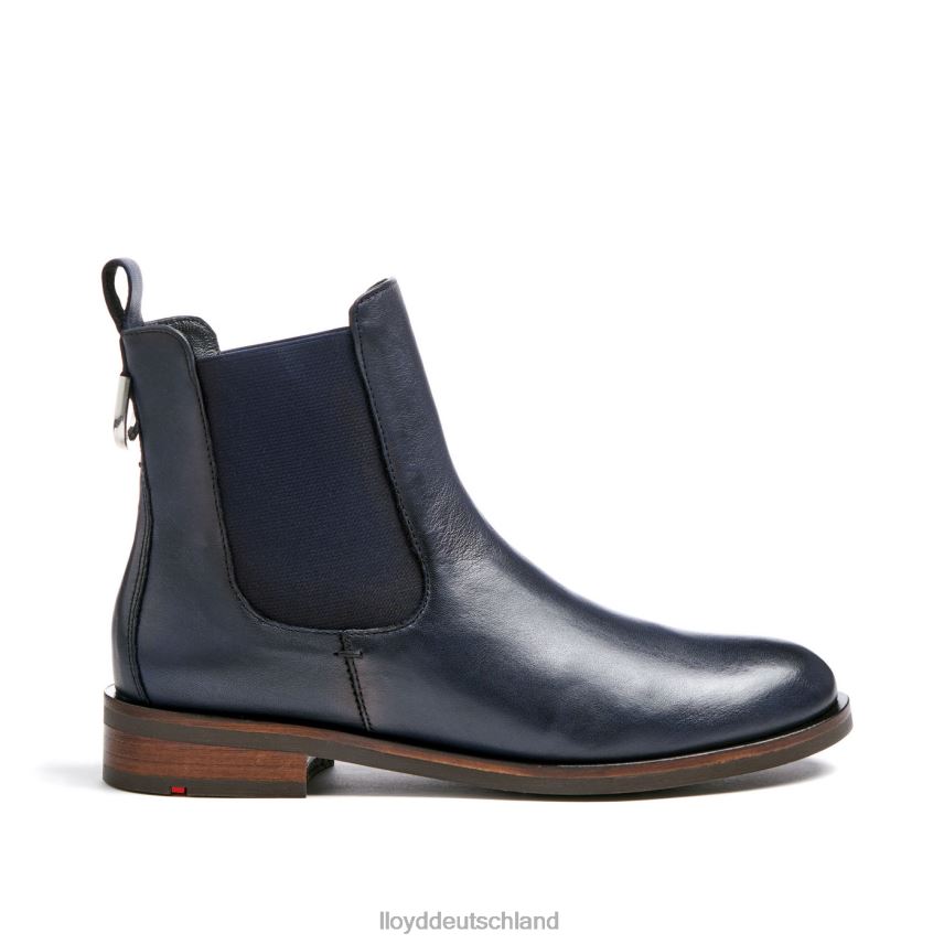 Schuhe LLOYD Slip-On-Stiefeletten aus Glattleder Blau Frauen PV6Z0934