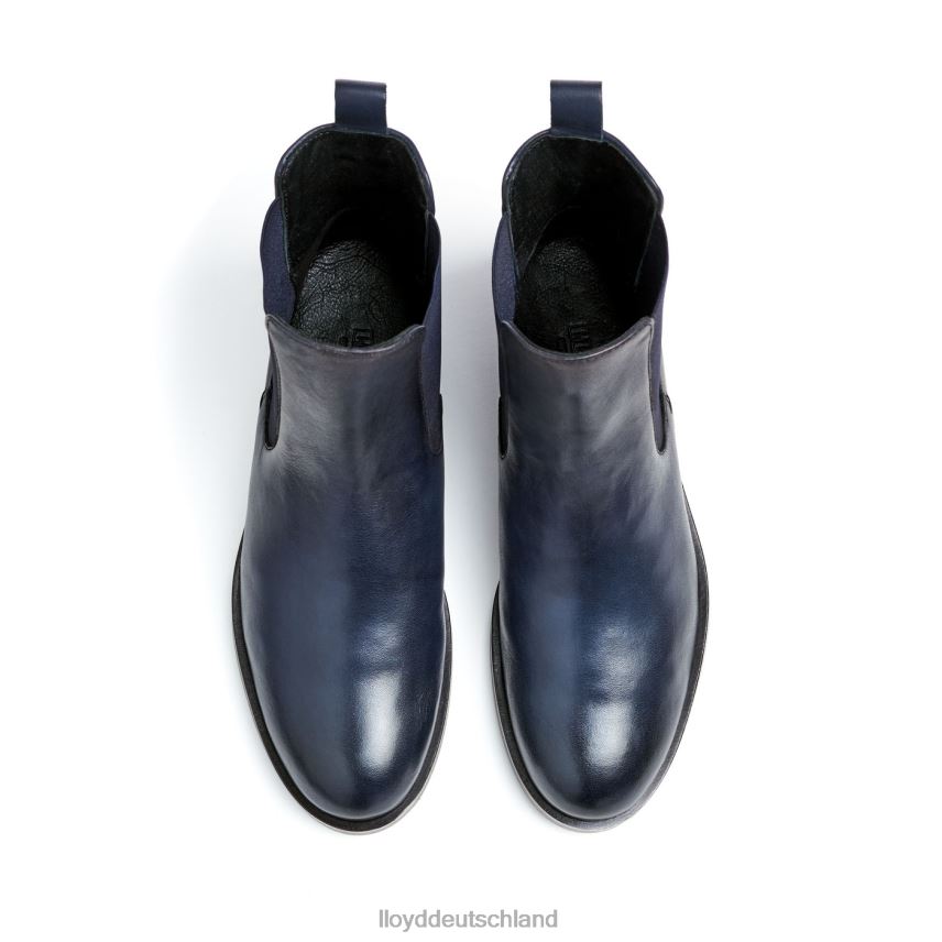 Schuhe LLOYD Slip-On-Stiefeletten aus Glattleder Blau Frauen PV6Z0934