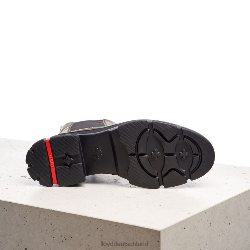 Schuhe LLOYD Slip-On-Stiefeletten aus Glattleder Grün Frauen PV6Z0930