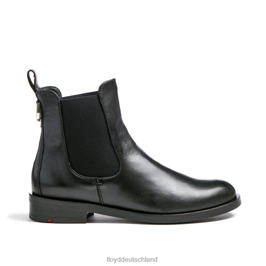 Schuhe LLOYD Slip-On-Stiefeletten aus Glattleder Schwarz Frauen PV6Z0932