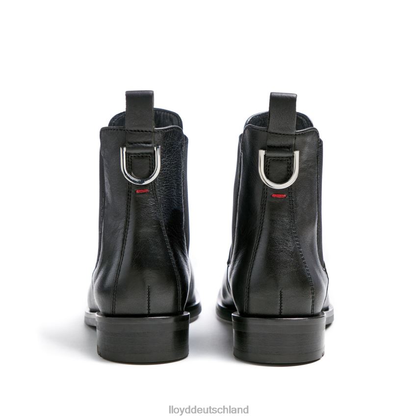 Schuhe LLOYD Slip-On-Stiefeletten aus Glattleder Schwarz Frauen PV6Z0932