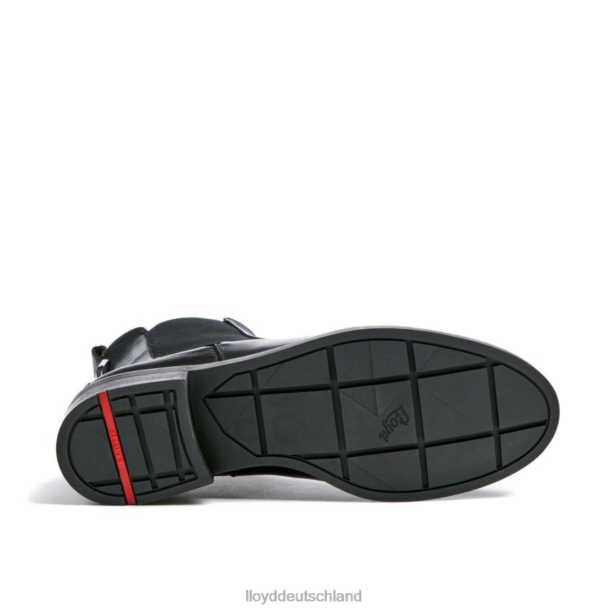 Schuhe LLOYD Slip-On-Stiefeletten aus Glattleder Schwarz Frauen PV6Z0932