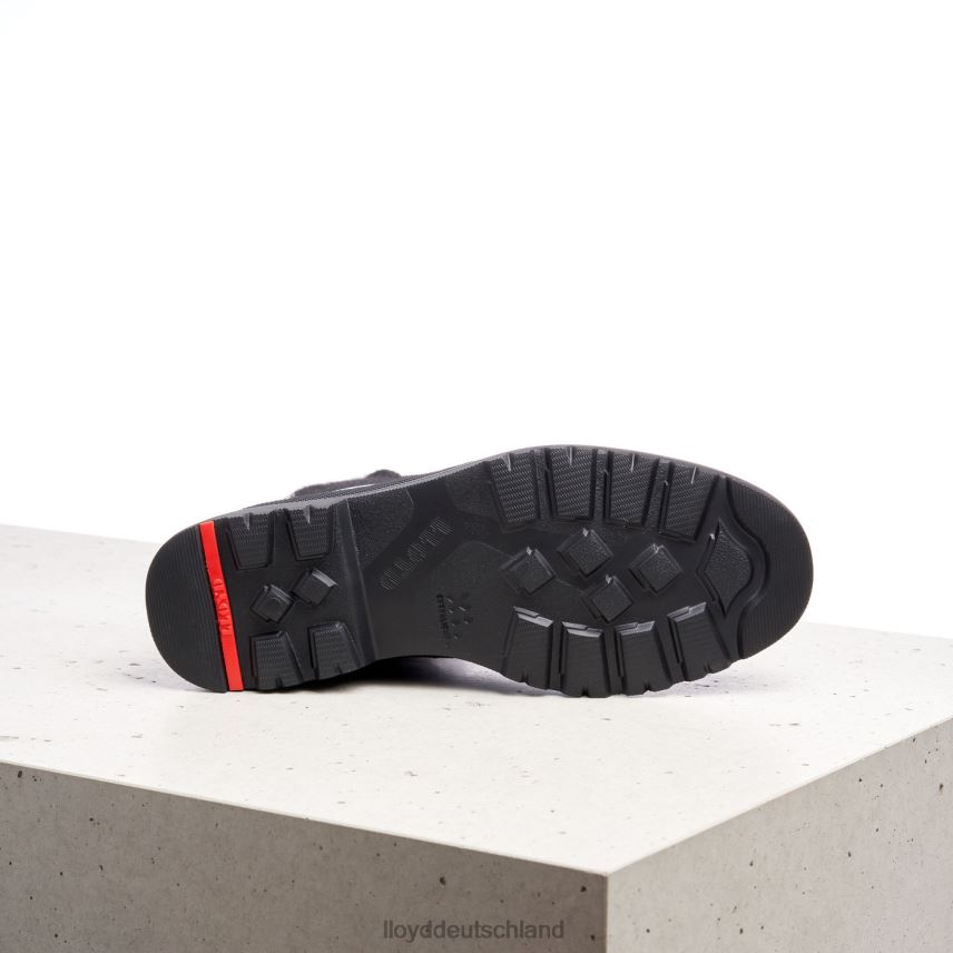 Schuhe LLOYD Slip-On-Stiefeletten aus Glattleder Schwarz Frauen PV6Z0958