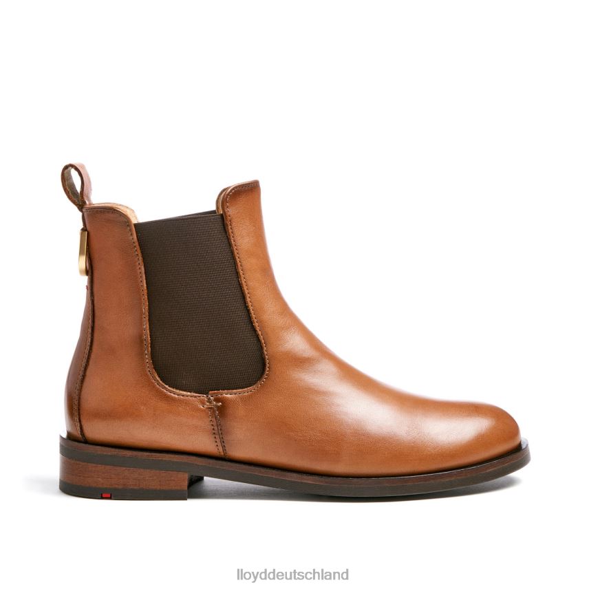 Schuhe LLOYD Slip-On-Stiefeletten aus Glattleder braun Frauen PV6Z0933