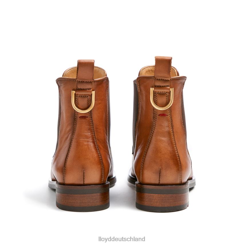Schuhe LLOYD Slip-On-Stiefeletten aus Glattleder braun Frauen PV6Z0933