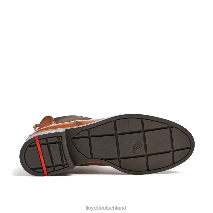 Schuhe LLOYD Slip-On-Stiefeletten aus Glattleder braun Frauen PV6Z0933