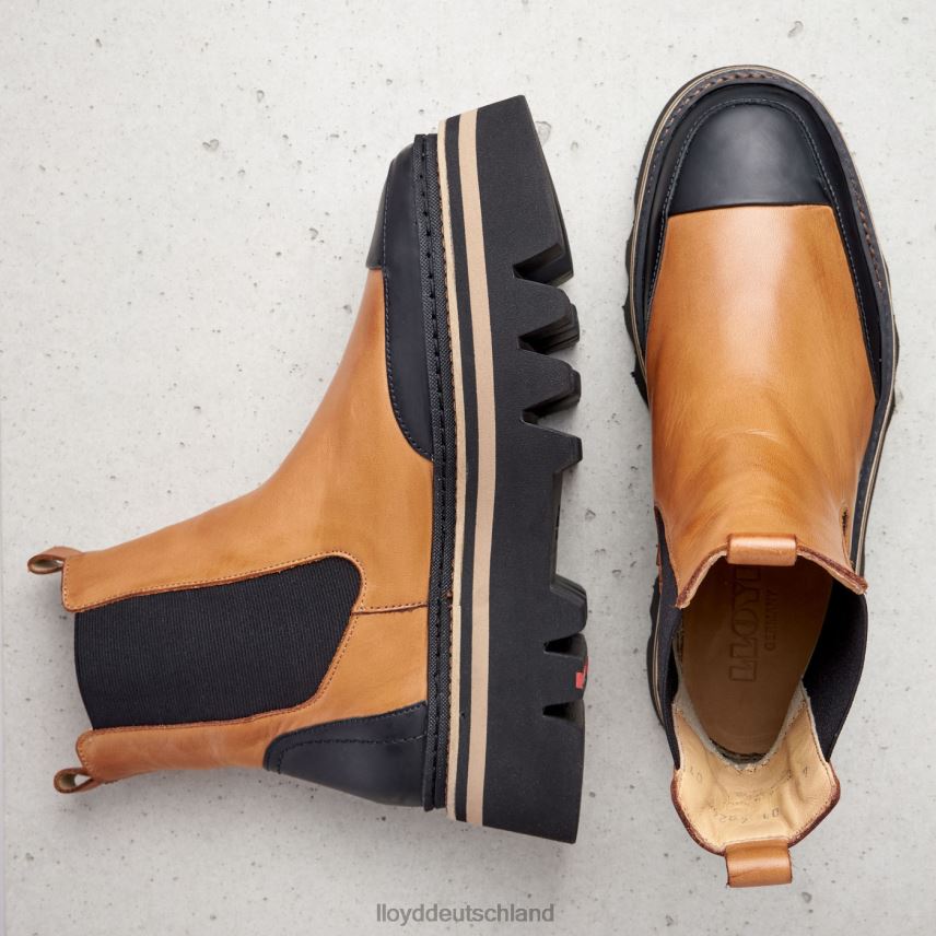 Schuhe LLOYD Slip-On-Stiefeletten mit Gummisohle braun Frauen PV6Z0943