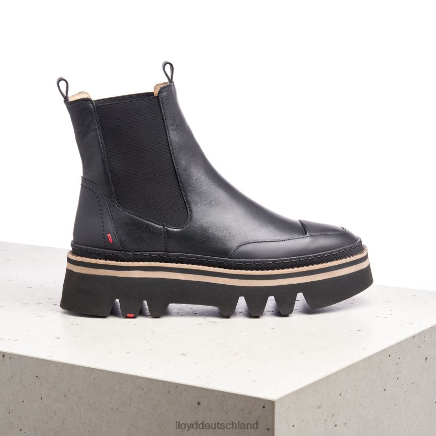 Schuhe LLOYD Slip-On-Stiefeletten mit leichter Sohle Schwarz Frauen PV6Z0942