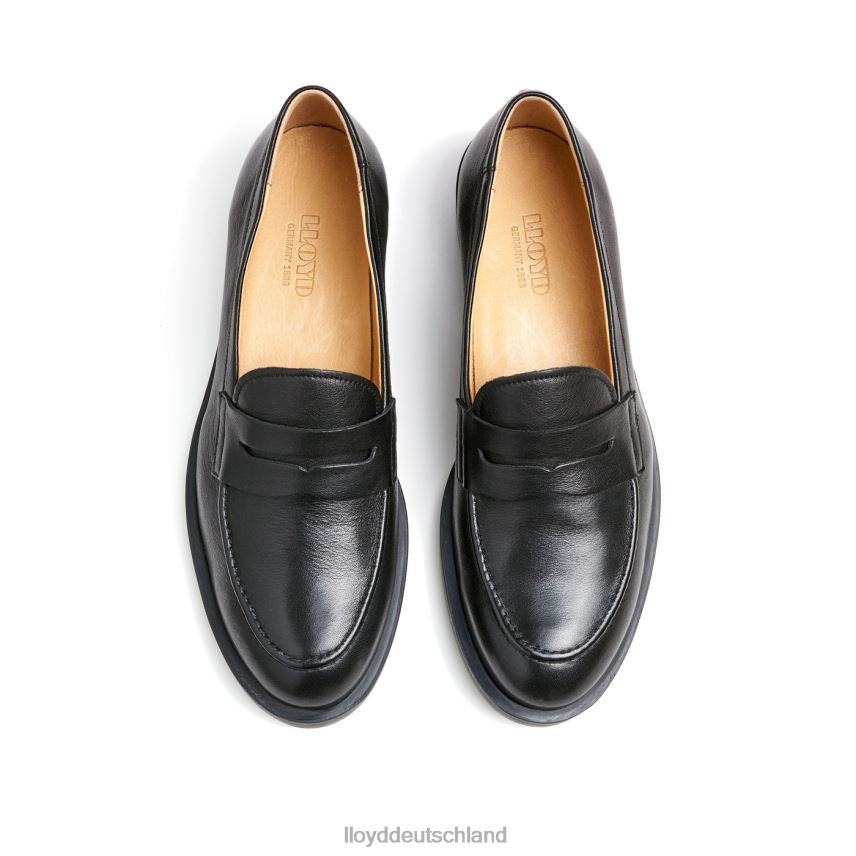 Schuhe LLOYD Slipper aus Glattleder Schwarz Frauen PV6Z01025