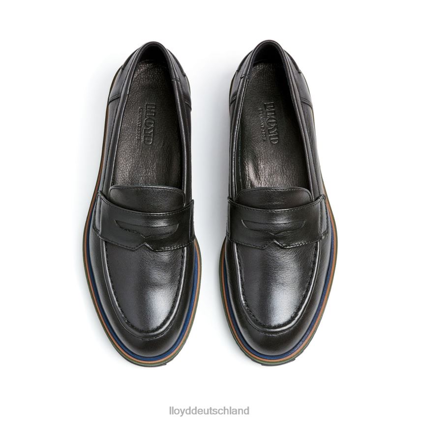 Schuhe LLOYD Slipper aus Glattleder Schwarz Frauen PV6Z01046