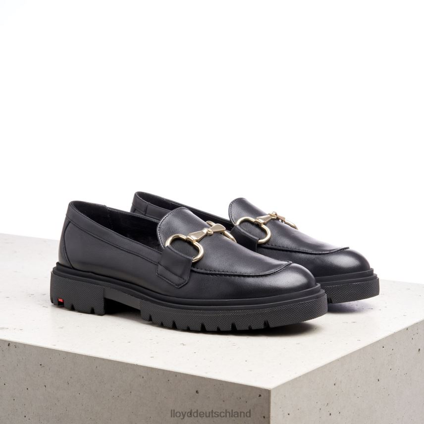 Schuhe LLOYD Slipper aus Glattleder Schwarz Frauen PV6Z01357