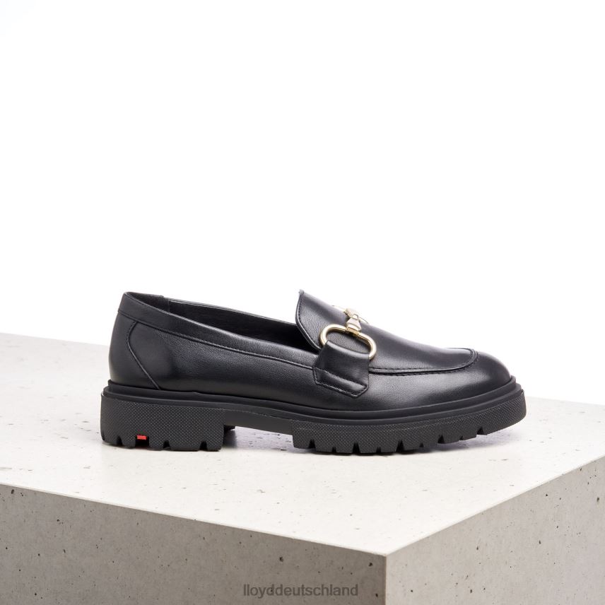 Schuhe LLOYD Slipper aus Glattleder Schwarz Frauen PV6Z01357