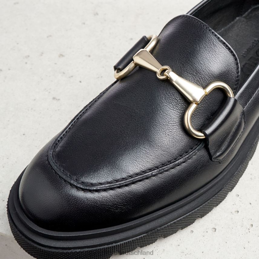 Schuhe LLOYD Slipper aus Glattleder Schwarz Frauen PV6Z01357