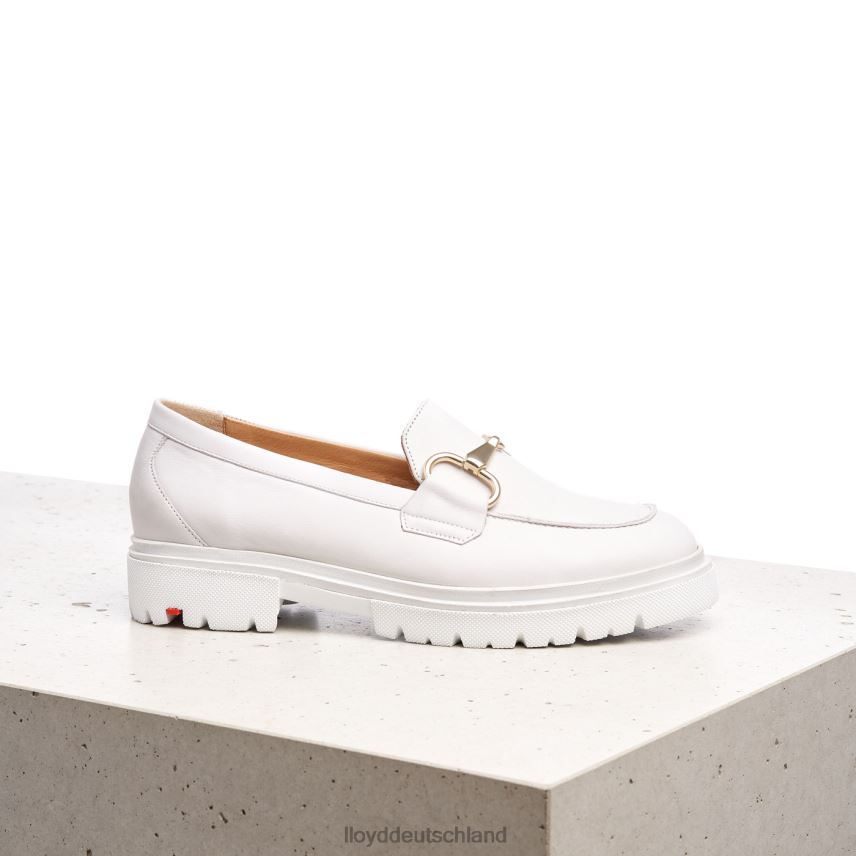Schuhe LLOYD Slipper aus Glattleder Weiß Frauen PV6Z01011