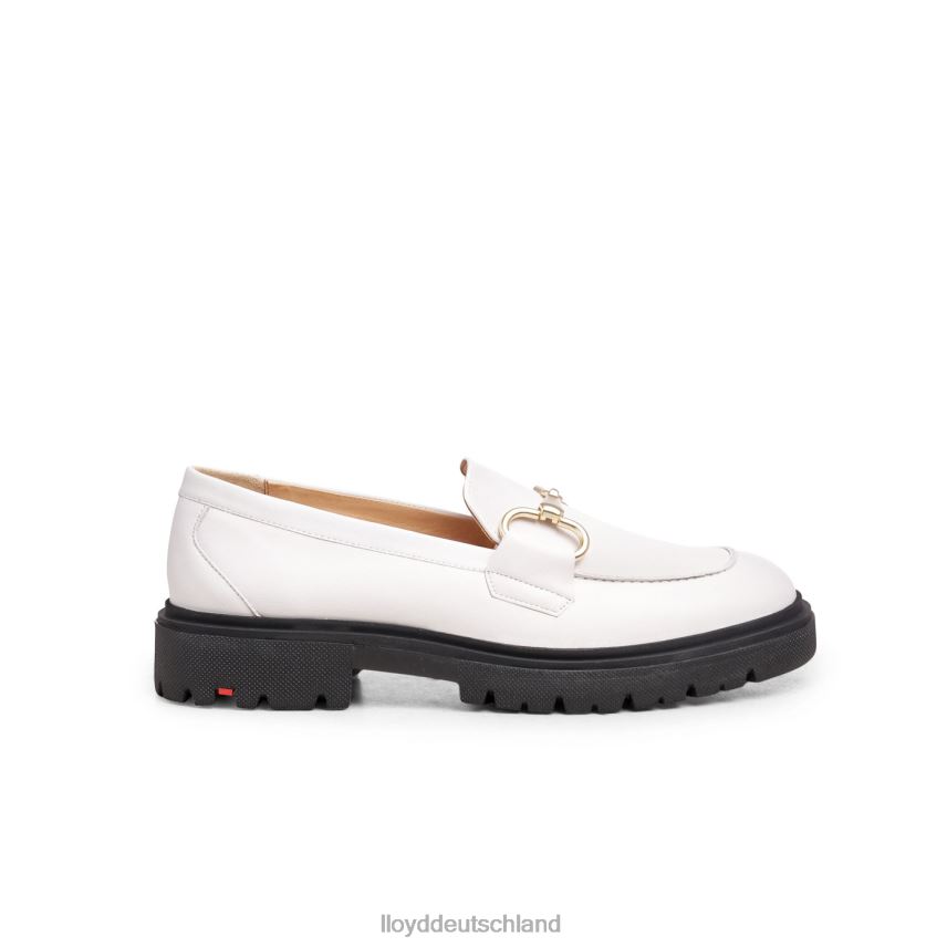 Schuhe LLOYD Slipper aus Glattleder Weiß Frauen PV6Z01034