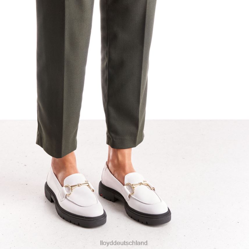 Schuhe LLOYD Slipper aus Glattleder Weiß Frauen PV6Z01034