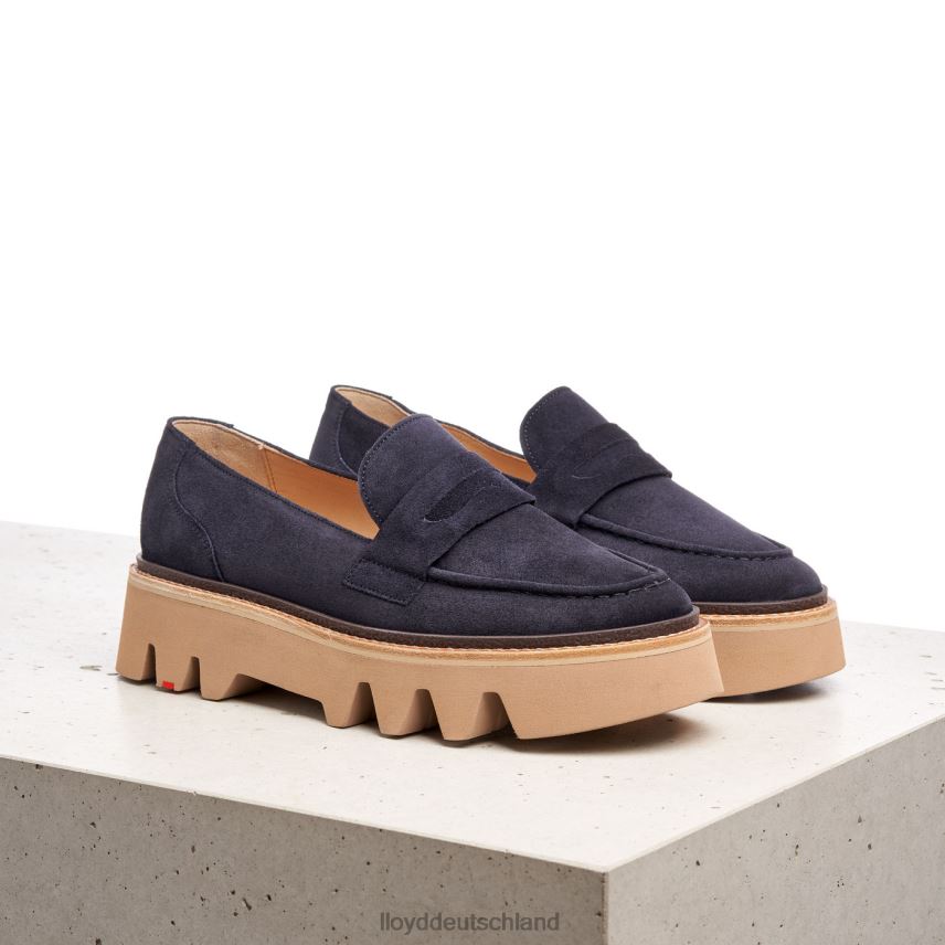 Schuhe LLOYD Slipper aus Leder Blau Frauen PV6Z01074