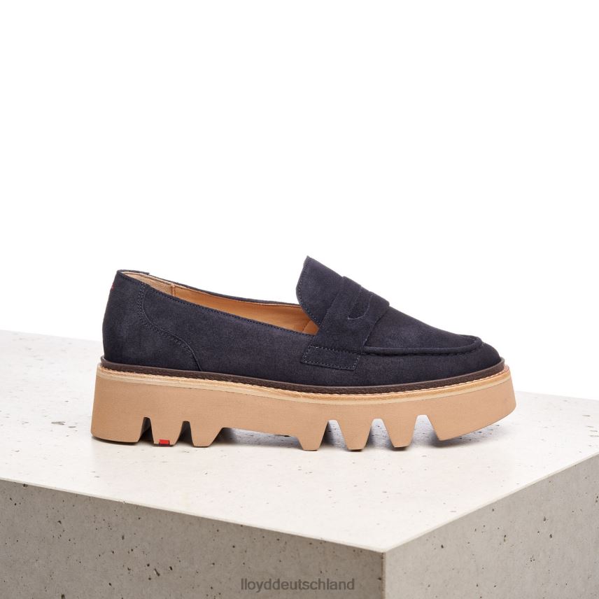 Schuhe LLOYD Slipper aus Leder Blau Frauen PV6Z01074