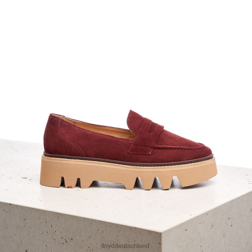 Schuhe LLOYD Slipper aus Leder Rot Frauen PV6Z01073