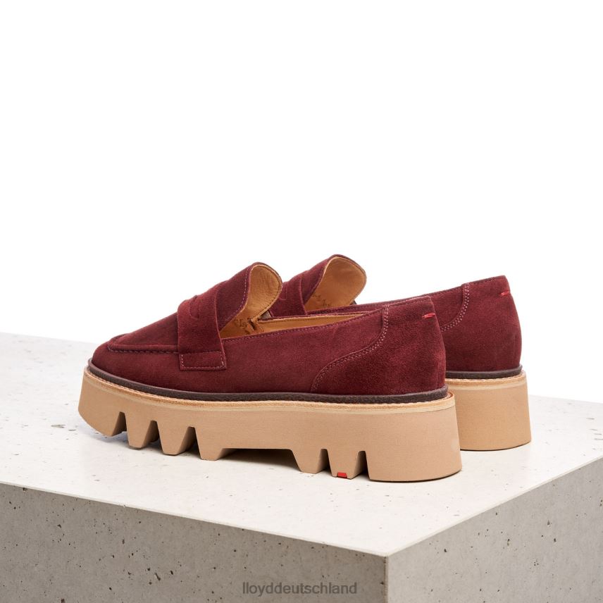 Schuhe LLOYD Slipper aus Leder Rot Frauen PV6Z01073