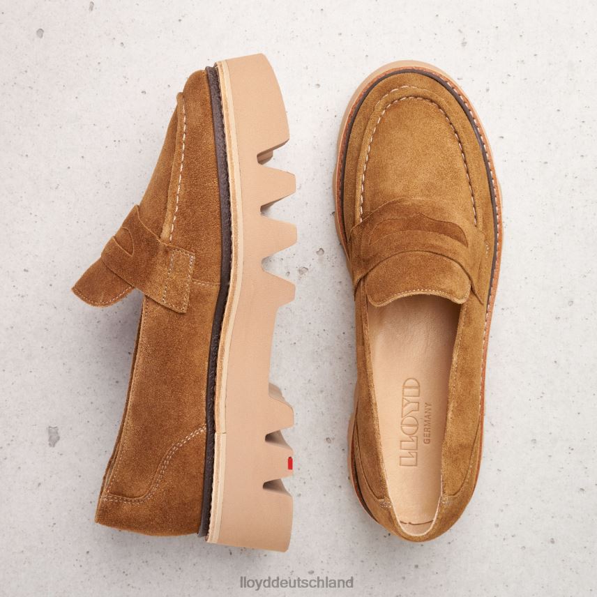 Schuhe LLOYD Slipper aus Leder braun Frauen PV6Z01055