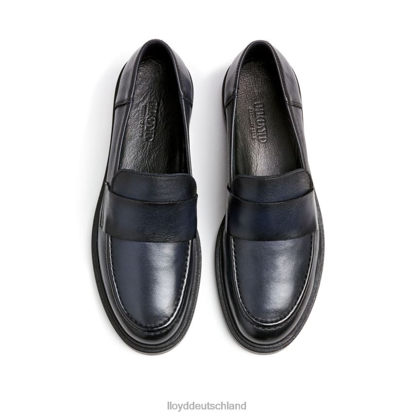 Schuhe LLOYD Slipper aus Leder zum Hineinschlüpfen Blau Frauen PV6Z01108