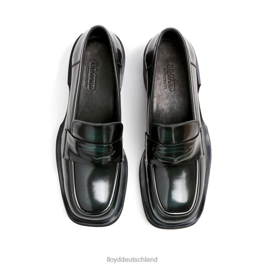 Schuhe LLOYD Slipper aus Leder zum Hineinschlüpfen Grün Frauen PV6Z01114