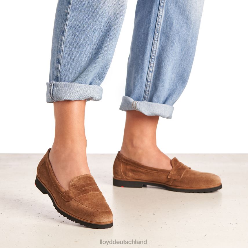 Schuhe LLOYD Slipper aus Leder zum Hineinschlüpfen braun Frauen PV6Z01148