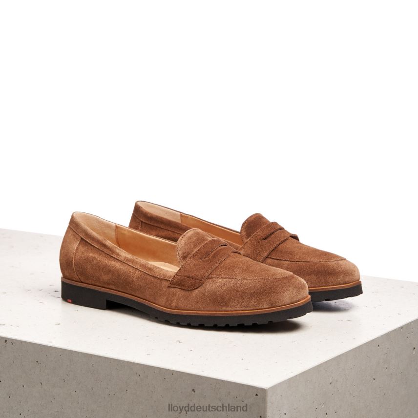 Schuhe LLOYD Slipper aus Leder zum Hineinschlüpfen braun Frauen PV6Z01148