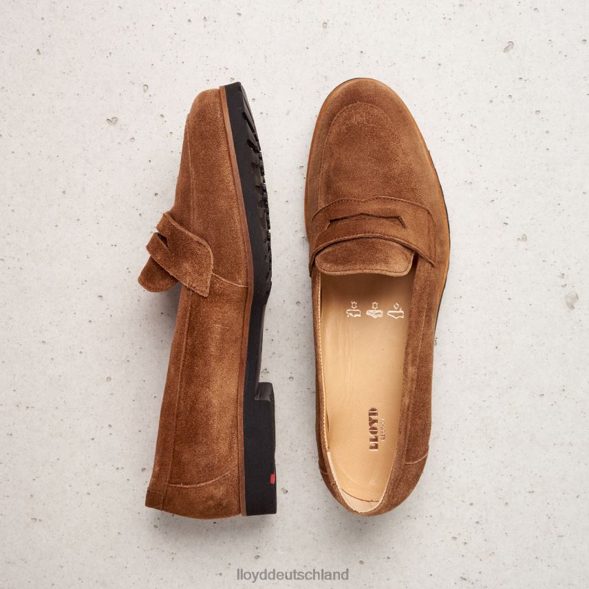 Schuhe LLOYD Slipper aus Leder zum Hineinschlüpfen braun Frauen PV6Z01148