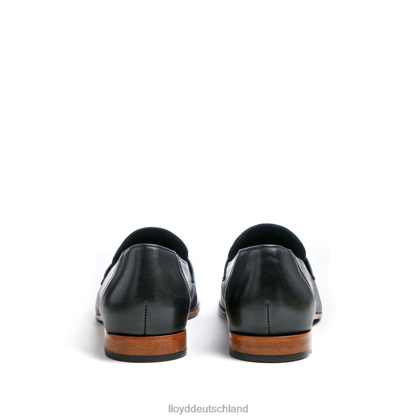 Schuhe LLOYD Slipper aus grobem Leder Schwarz Frauen PV6Z01005