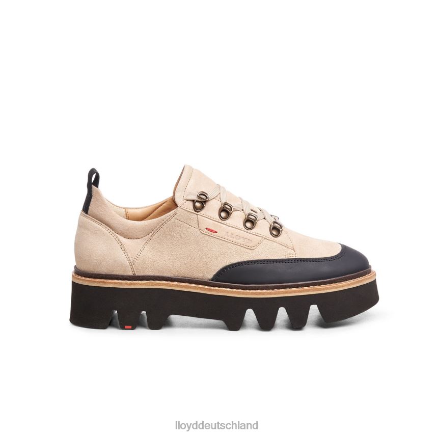 Schuhe LLOYD Sneaker aus Glattleder Beige Frauen PV6Z01177