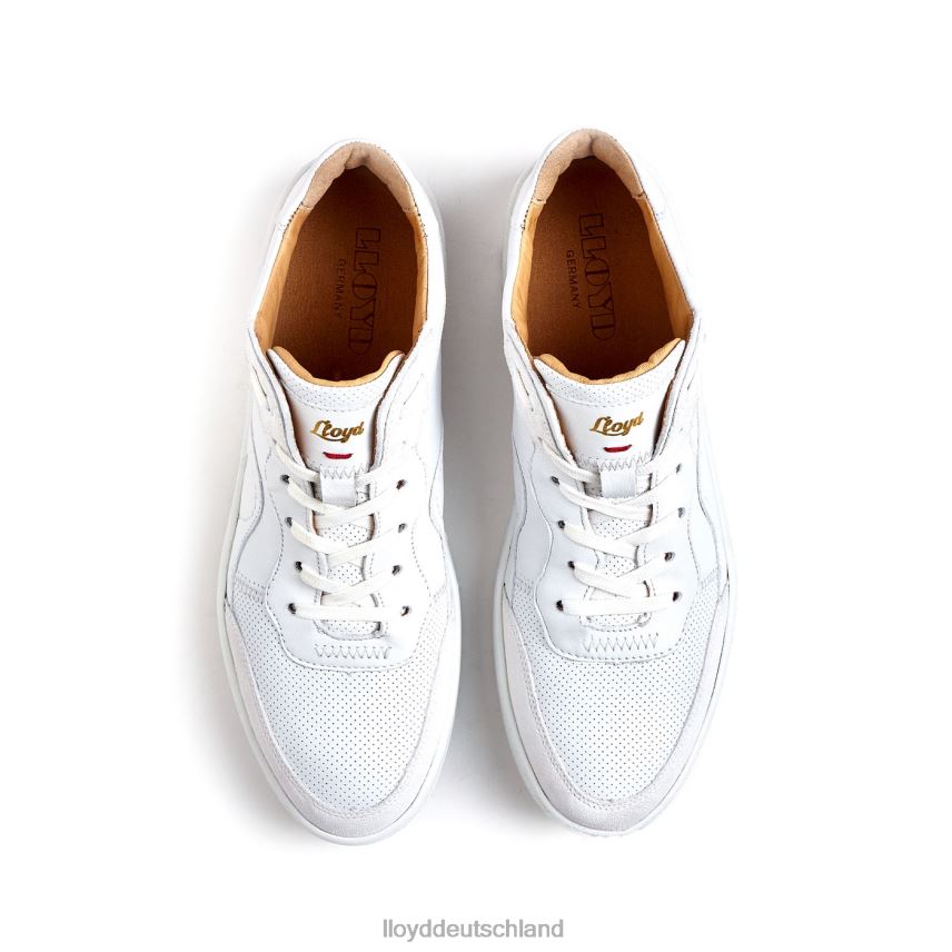 Schuhe LLOYD Sneaker aus Glattleder Weiß Frauen PV6Z0756