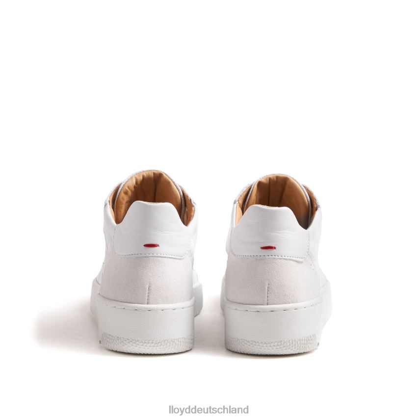 Schuhe LLOYD Sneaker aus Glattleder Weiß Frauen PV6Z0756