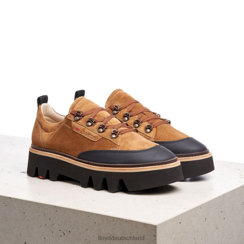 Schuhe LLOYD Sneaker aus Glattleder braun Frauen PV6Z01176