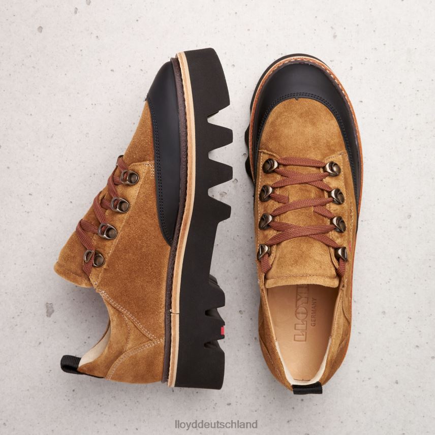 Schuhe LLOYD Sneaker aus Glattleder braun Frauen PV6Z01176