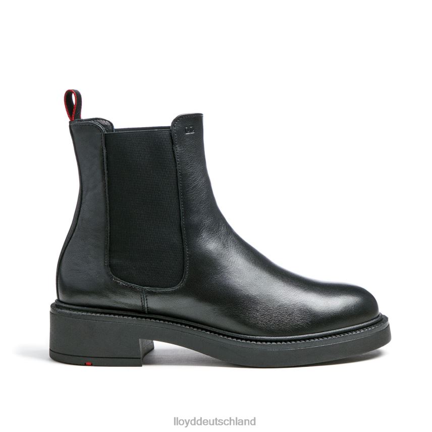 Schuhe LLOYD Sportliche Glattleder-Stiefelette Schwarz Frauen PV6Z0892