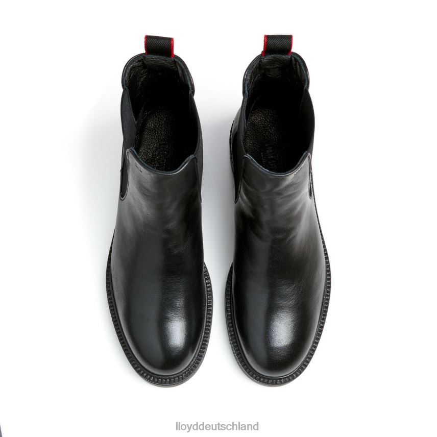 Schuhe LLOYD Sportliche Glattleder-Stiefelette Schwarz Frauen PV6Z0892