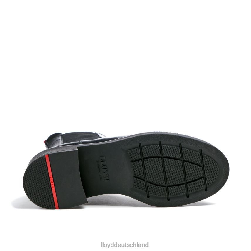 Schuhe LLOYD Sportliche Glattleder-Stiefelette Schwarz Frauen PV6Z0892