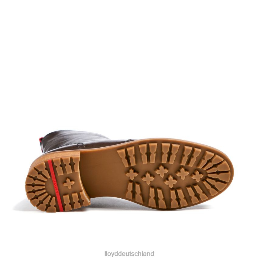 Schuhe LLOYD Sportliche Glattleder-Stiefelette braun Frauen PV6Z0902