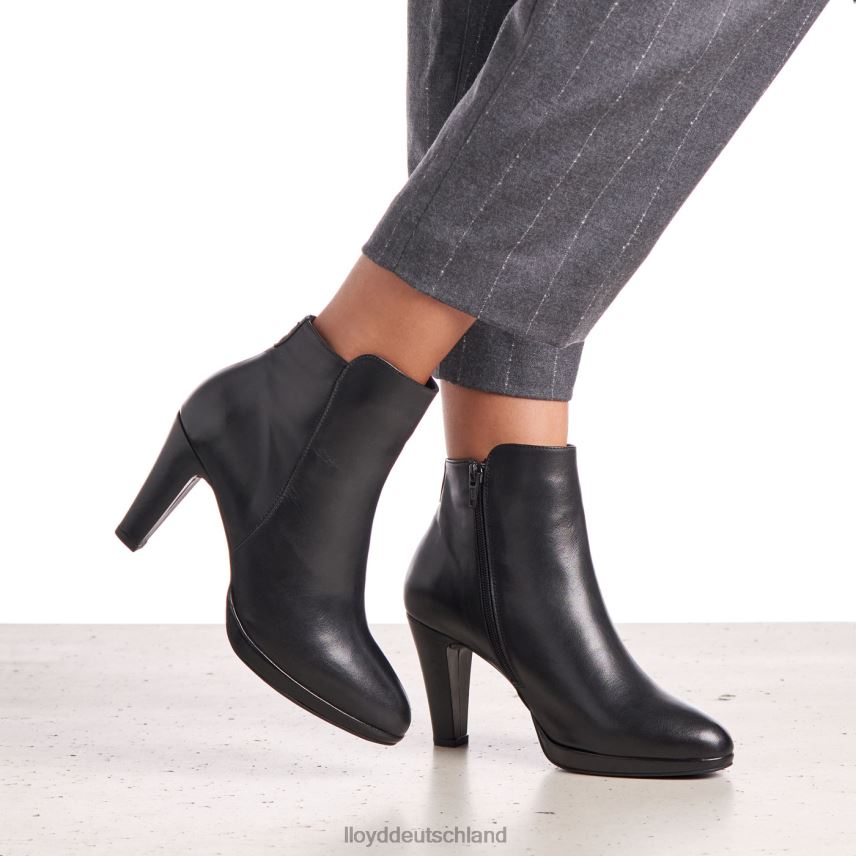 Schuhe LLOYD Stiefeletten aus Glattleder Schwarz Frauen PV6Z0920