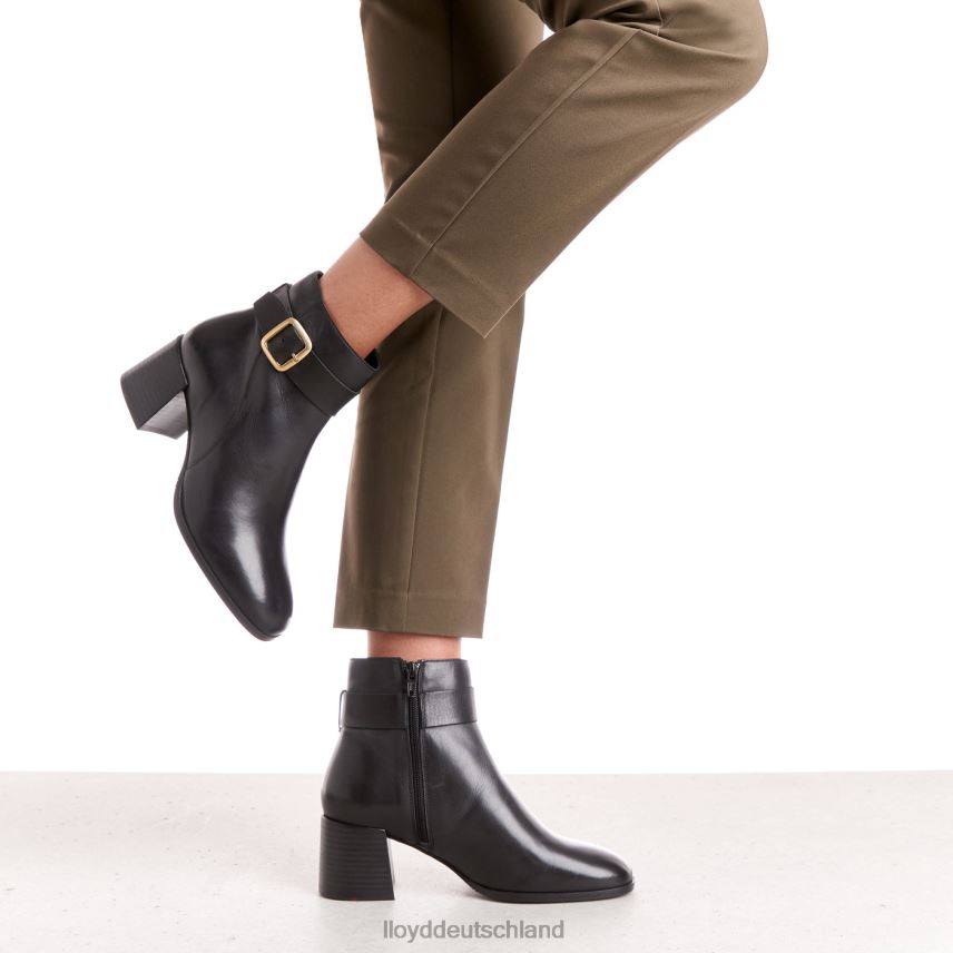 Schuhe LLOYD Stiefeletten aus Glattleder Schwarz Frauen PV6Z0978